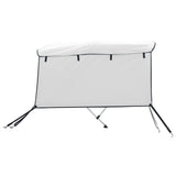 3-bow Bimini Top with Sidewalls 183xx137 cm 94816