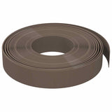 Garden Edging 25 m 10 cm PE Brown 42036847