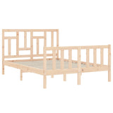 Bed Frame without Mattress 140x200 cm Solid Wood Pine 3193141