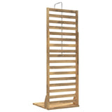 Outdoor Shower 205.5 cm Solid Acacia Wood and Stainless Steel 903119