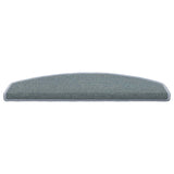 Self-adhesive Stair Mats 15 pcs Sea Blue 80 x 24.5 x 3.5 cm 42038644