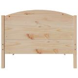 Bed Frame without Mattress 75x190 cm Small Single Solid Wood Pine 3306249