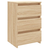 Bed Cabinet Sonoma Oak 40x35x62.5 cm Engineered Wood 806217