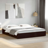 Bed Frame without Mattress Black 200x200 cm 3279822