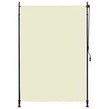 Outdoor Roller Blind 150x270 cm Cream 145941