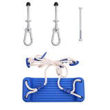 Swing Seats with Ropes 2 pcs Blue 37x15 cm Polyethene 91696