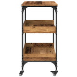 Kitchen Trolley Old Wood 60 x 41 x 80.5 cm Engineered Wood 883029
