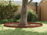 Lawn Edging 10 pcs 100 x 20 cm Steel Rusty 8008598