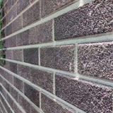 3D Wall Panels with Black & Grey Brick Design 10 pcs EPS 149582