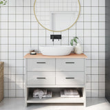 Bathroom Countertop 100x30x2 cm Untreated Solid Wood 3156029