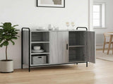 Sideboard Grey Sonoma 98.5 x 33 x 81 cm Engineered Wood 8013857