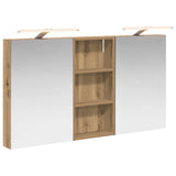 Bathroom Cabinet Set 3 pcs 110 x 10.5 x 60.5 cm Engineered wood 3403727