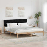 Bed Frame with Upholstered Headboard Brown 180 x 200 cm 3394385