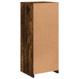 Sideboard with LED Lights Smoked Oak 41x37x100 cm 836648