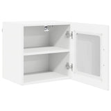 Wall Glass Cabinet PORTO High Gloss White 40 x 31 x 40 cm 885193