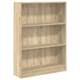 Bookcase Sonoma Oak 80x24x109 cm Engineered Wood 857837