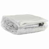 Clear Tarpaulin with Eyelets 2x5 m PVC 4018594
