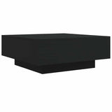 Coffee Table Black 80x80x31 cm Engineered Wood 836582