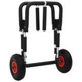 SUP Trolley for 2 Surfboards Foldable 90 kg Aluminium 94872