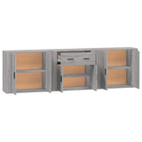 Sideboards 3 pcs Grey Sonoma Engineered Wood 3185421