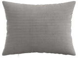 Cushion Cover 12 pcs HEERLEN Light Grey 50 x 50 cm Corduroy 910875