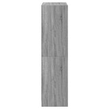 Highboard with Doors Grey Sonoma 68x37x142 cm Engineered Wood 3295862