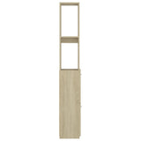 Bathroom Cabinet Sonoma Oak 25x26.5x170 cm Engineered Wood 808434