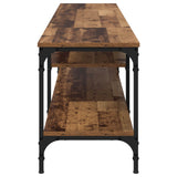 TV Cabinet Old Wood 201 x 35 x 45 cm Engineered Wood and Iron 881307