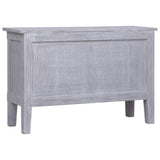 Sideboard Grey wash finish Solid Mahogany wood 90x30x60 cm 283851