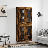 Highboard Smoked Oak 69.5x34x180 cm Engineered Wood 3198310