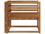 Outdoor Sofa Solid Acacia Wood Natural 3436216
