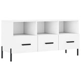 TV Cabinet White 102x36x50 cm Engineered Wood 829044
