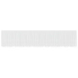 Lace Curtain with Curtains Floral White 180 x 1200 cm Polyester 4107974