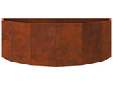 Planter Rusty 120 x 60 x 50 cm Weathering Steel 883709