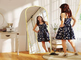 165cm Aluminium Frame Standing Mirror - Gold T3398P378118