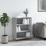 Bookcase Grey Sonoma 69.5x32.5x90 cm Engineered Wood 828338