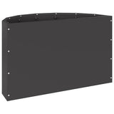 Planter Black 60 x 30 x 35 cm Steel 883696