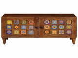 Coffee Table Brown 80 x 50 x 40 cm Solid Mango Wood 4018229