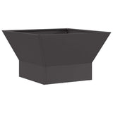 Fire Pit Black 60 x 60 x 35 cm Steel 858910