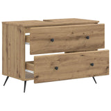 Bathroom Sink Cabinet BREDA Artisan Oak 82 x 41x 59 cm 897464