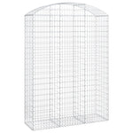 Arched Gabion Basket 150x50x200/220 cm Galvanised Iron 153460