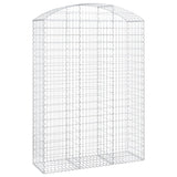Arched Gabion Basket 150x50x200/220 cm Galvanised Iron 153460