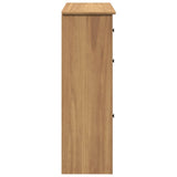 Shoe Cabinet PANAMA 80x35x105 cm Solid Wood Pine 4016392