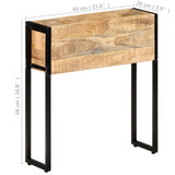 Planter 60x20x68 cm Rough Mango Wood 321941