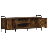 TV Cabinet 133 x 33 x 50 cm Smoked Oak Engineered Wood 8013718