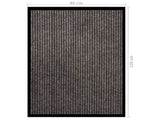 Doormat Striped Beige 80x120 cm 331603
