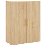 Wall Mounted Cabinet Sonoma Oak 69.5x34x90 cm 828415