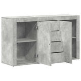Sideboard Concrete Grey 120 x 36 x 69 cm Engineered Wood 3333859
