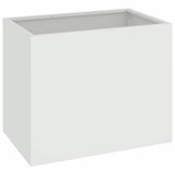 Garden Planter White 50 x 32 x 40 cm Cold-rolled Steel 876351