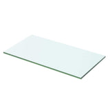 Shelves 2 pcs Panel Glass Clear 50x20 cm 3051559